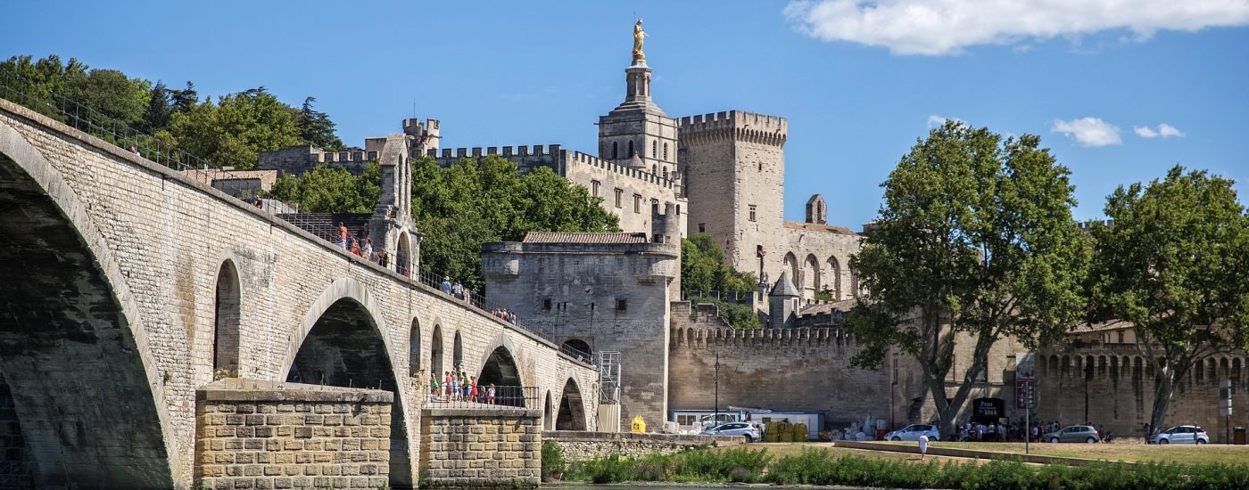 Avignon die Stadt der PÃ¤pste BrÃ¼cke von Avignon SÃ¼dfrankreich