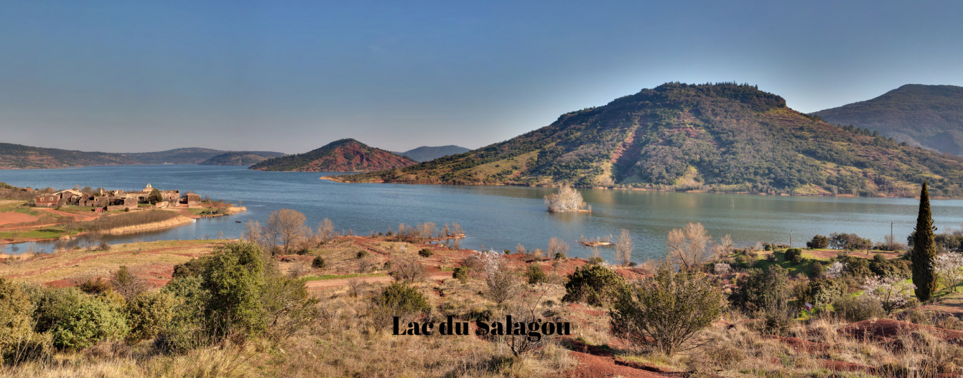 Circo de Mourèse y lago de Salagou