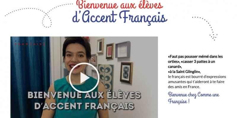 Accent FranÃ§ais, partenaire officiel de GÃ©raldine alias 